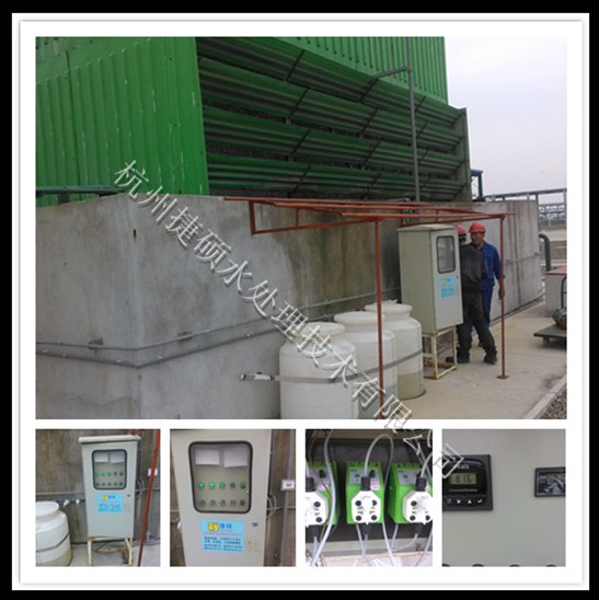 某化工廠(chǎng)2000T循環(huán)量開(kāi)車(chē)前預(yù)膜及后期加藥處理裝置